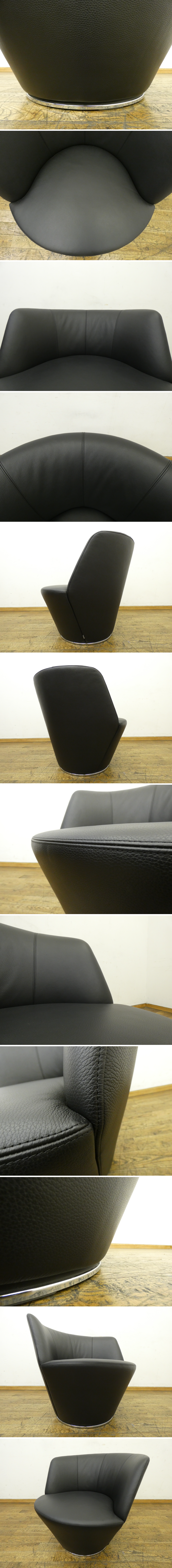 CY274 展示品 ドイツ WALTER KNOLL ウォルターノル AMEO 黒総革 アームチェア 1人掛けソファ 1P 回転椅子 レザー張り  80万(革製)｜売買されたオークション情報、yahooの商品情報をアーカイブ公開 - オ - 住まい、インテリア（listo.co）